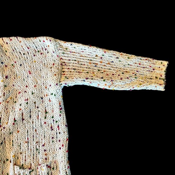 Altar'd State Longline Open Front Bobble Boho Cardigan S - Picture 5 of 6